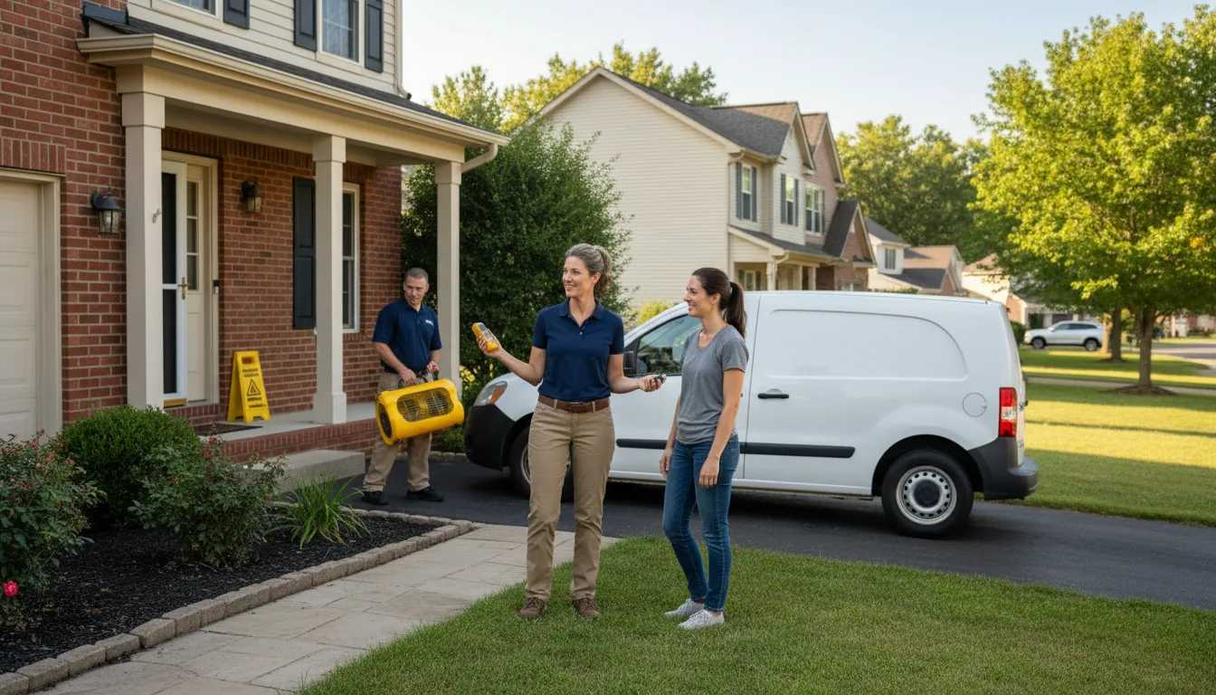 Water restoration image for Dehumidification And Cleanup Services in Geneva, IA